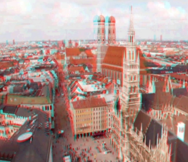 Кадр из 3Д видео Мюнхен